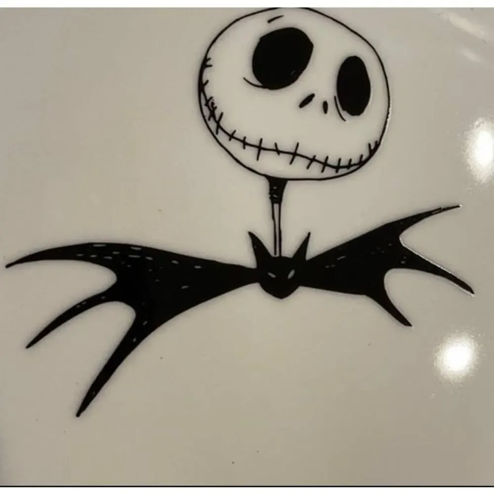 4 Nightmare Before Christmas Jack Skellington Halloween Lunch Salad Plates‎ 8
